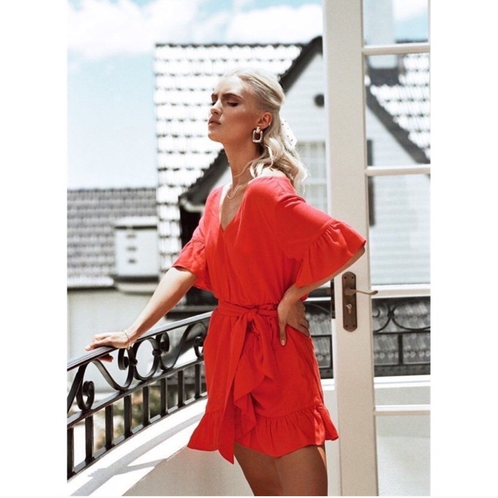 Sabo Skirt cherry frill dress